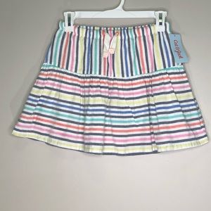 Cat and Jack Girls Striped Skirt NWT